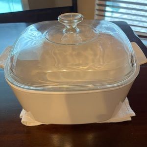 Corningware Corning 5 Quart Casserole Dish With Lid Vintage